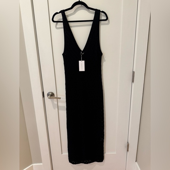 NWT Lovers and Friends black dress cover up, size Large - Picture 8 of 8